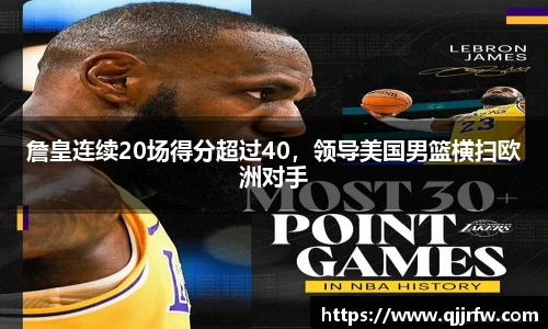 詹皇连续20场得分超过40，领导美国男篮横扫欧洲对手